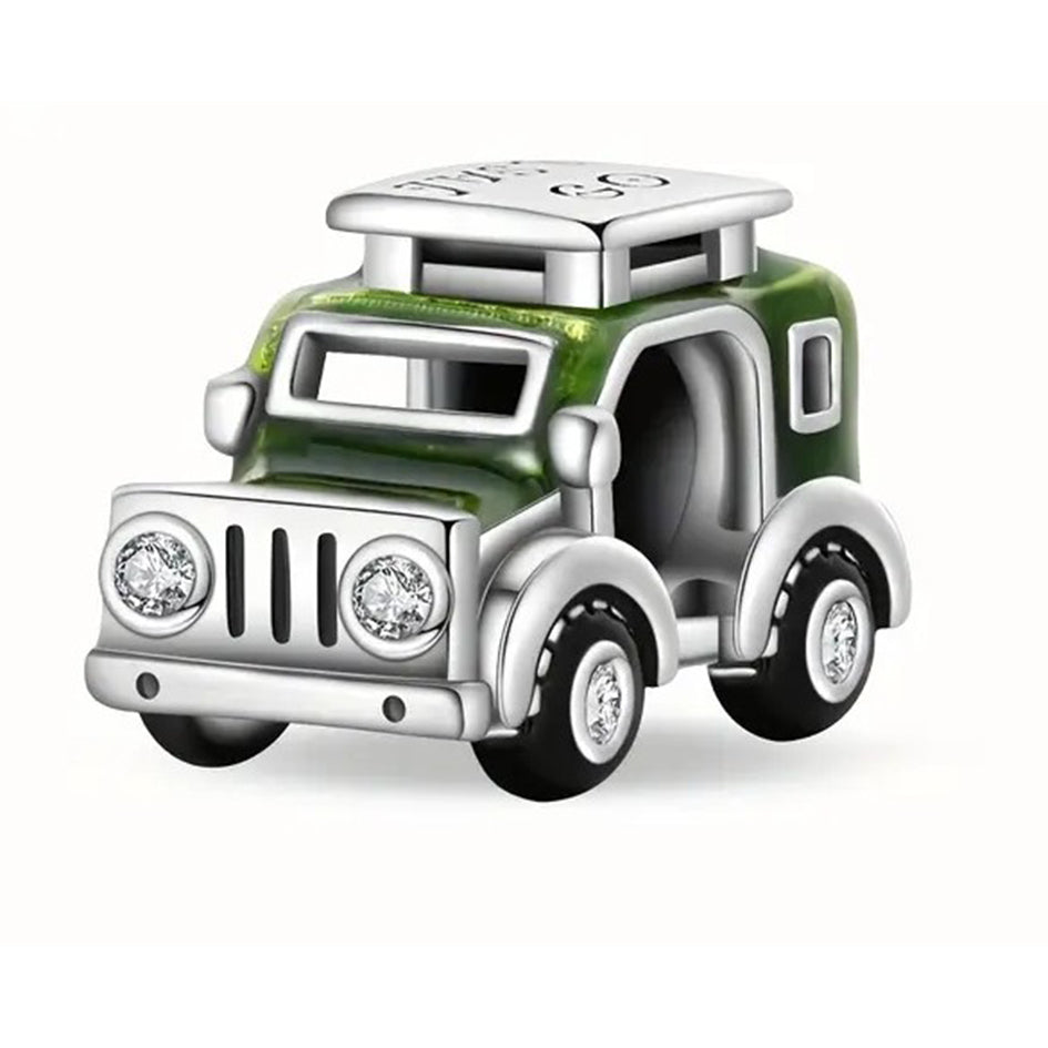 925 Sterling Silver Adventure Car Charm