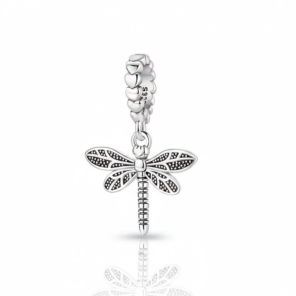 925 Sterling Silver Dragonfly Charm