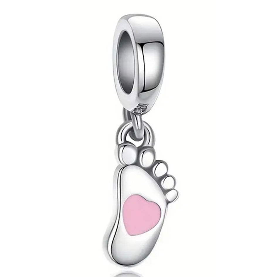 925 Sterling Silver Baby Girl Charm