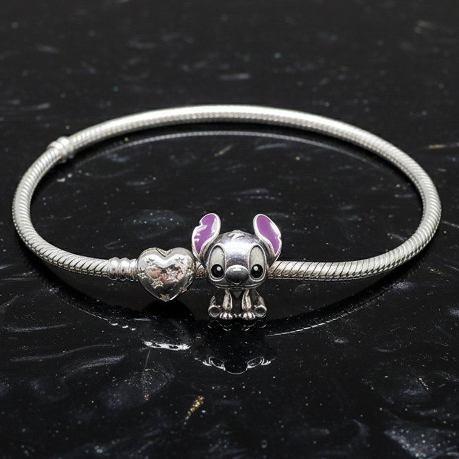 925 Sterling Silver Stitch Charm