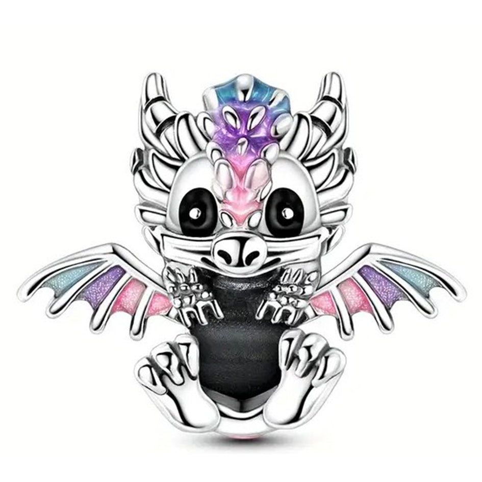 925 Sterling Silver Baby Dragon Charm