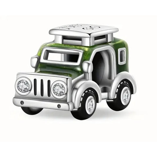 925 Sterling Silver Adventure Car Charm