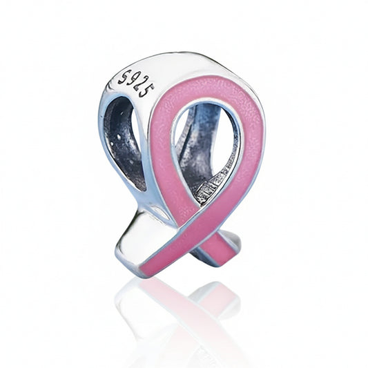 925 Sterling Silver Cancer Awareness Charm