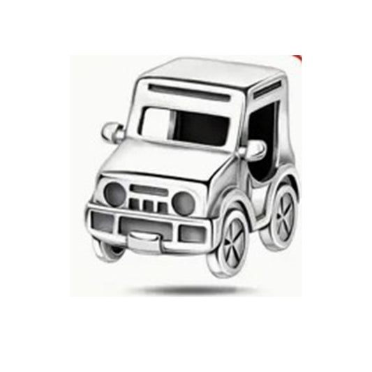 925 Sterling Silver Cute Car Charm