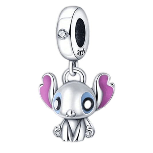 925 Sterling Silver Disney Stitch Charm
