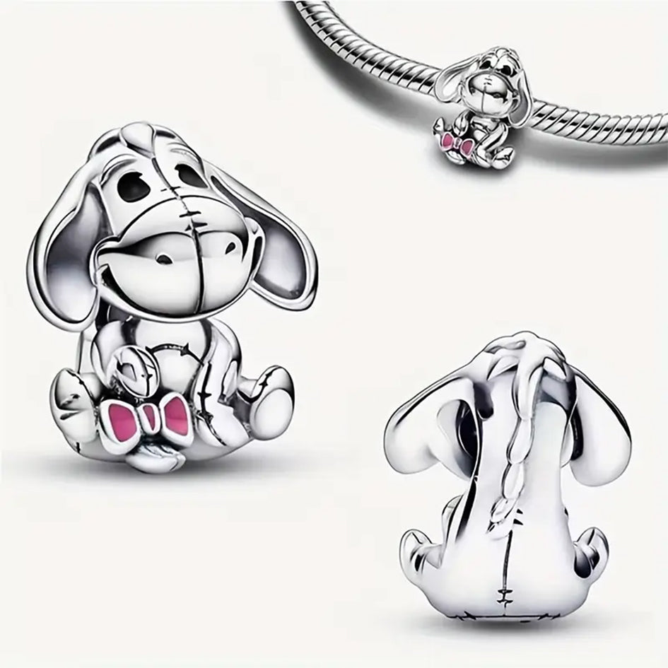 925 Sterling Silver Eeyore Disney Charm
