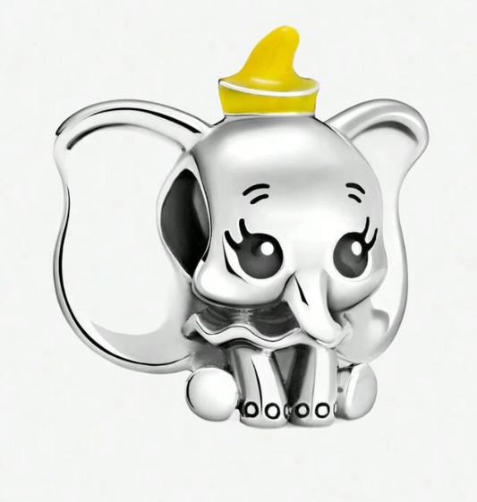 925 Sterling Silver Disney Dumbo Charm