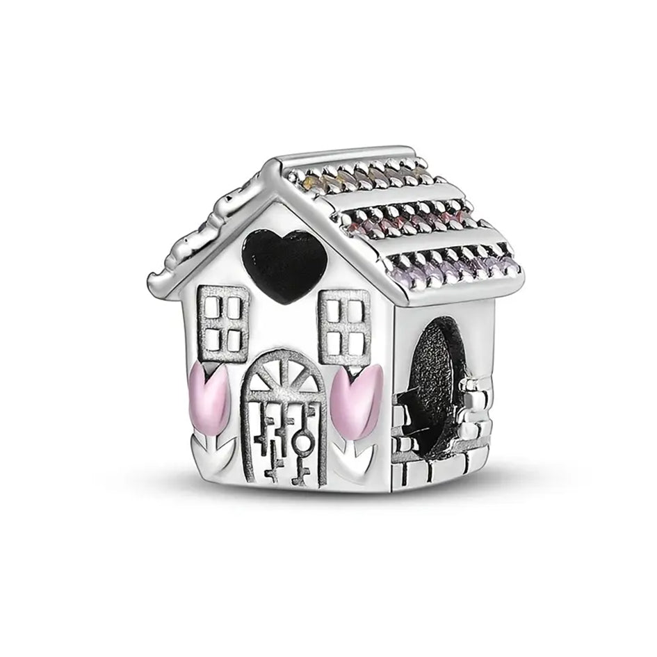 925 Sterling Silver House Charm