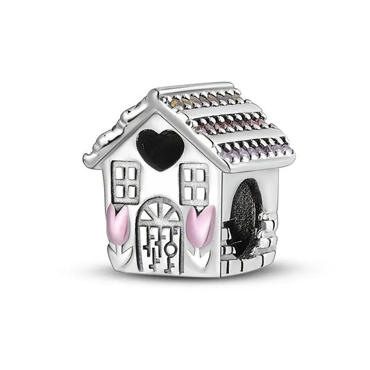 925 Sterling Silver House Charm