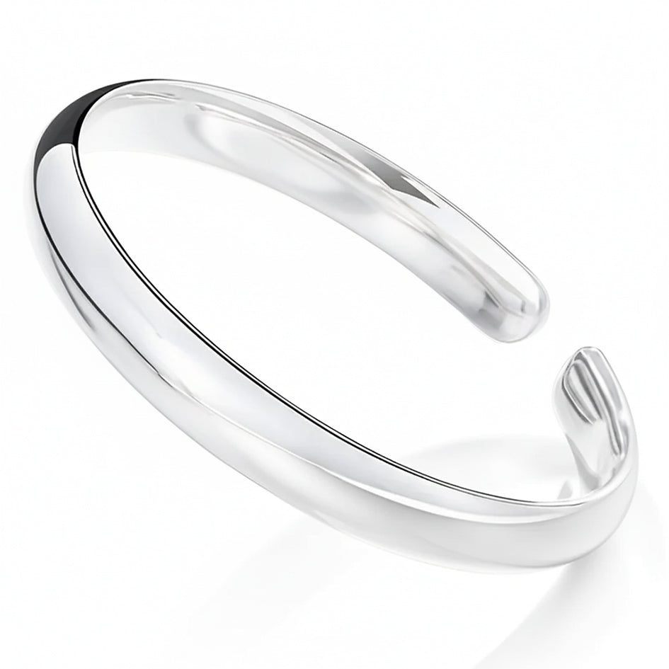 925 Sterling Silver Bohemian Style Bangle
