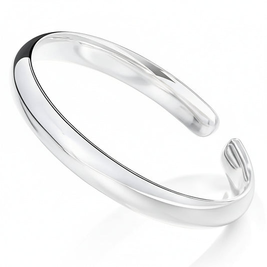 925 Sterling Silver Bohemian Style Bangle