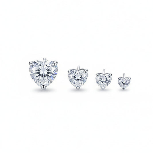 925 Sterling Silver Stud Earrings with Cubic Zirconia’s