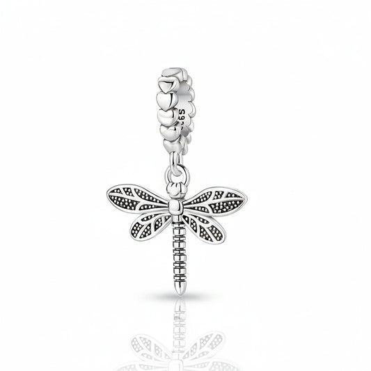 925 Sterling Silver Dragonfly Charm