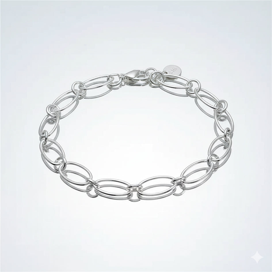 925 Sterling Silver Elegant Minimalist Bracelet