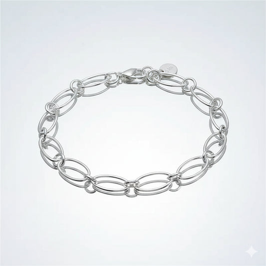 925 Sterling Silver Elegant Minimalist Bracelet