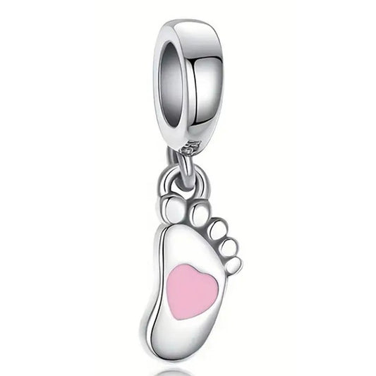 925 Sterling Silver Baby Girl Charm