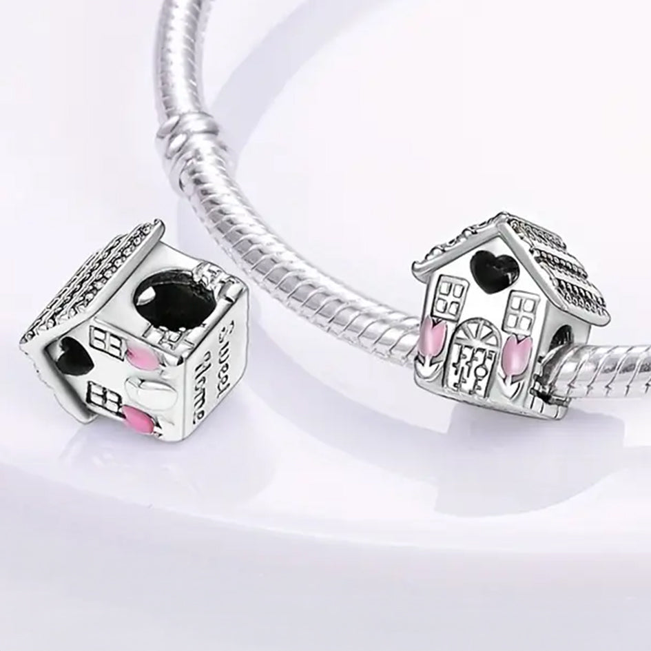 925 Sterling Silver House Charm