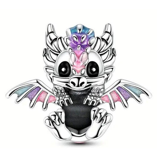 925 Sterling Silver Baby Dragon Charm